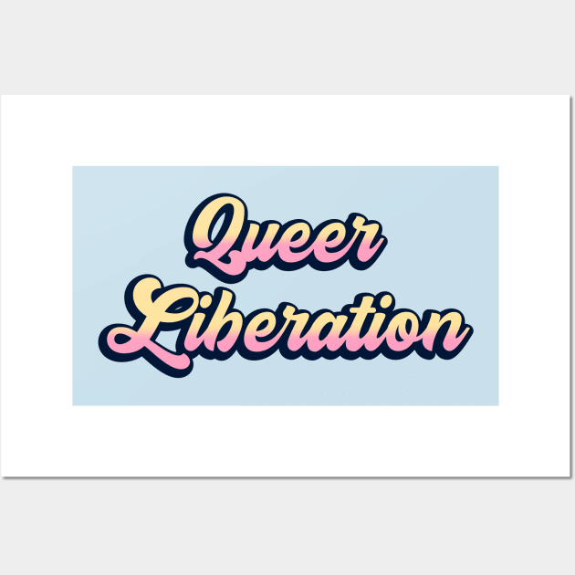 Queer Liberation Wall Art by Football from the Left